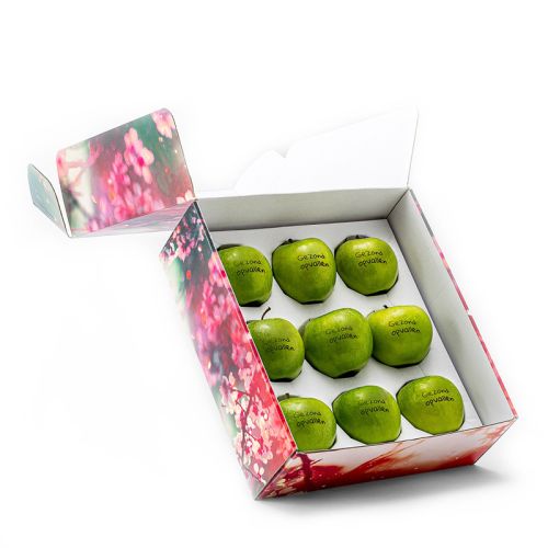 Appels in doos | 9 stuks - Afbeelding 1